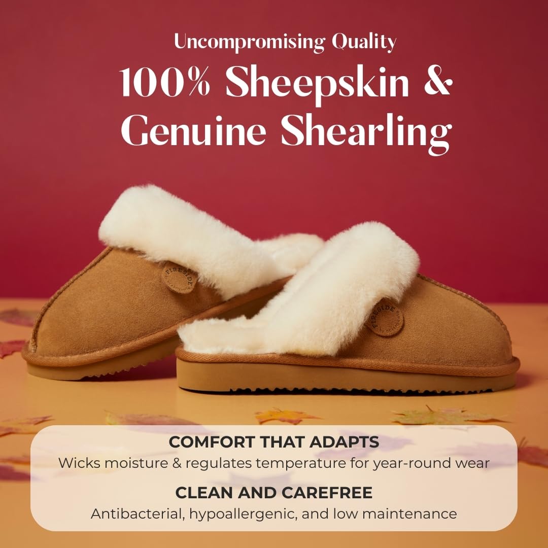 Pantuflas Dearfoams Fireside Sydney – mujer