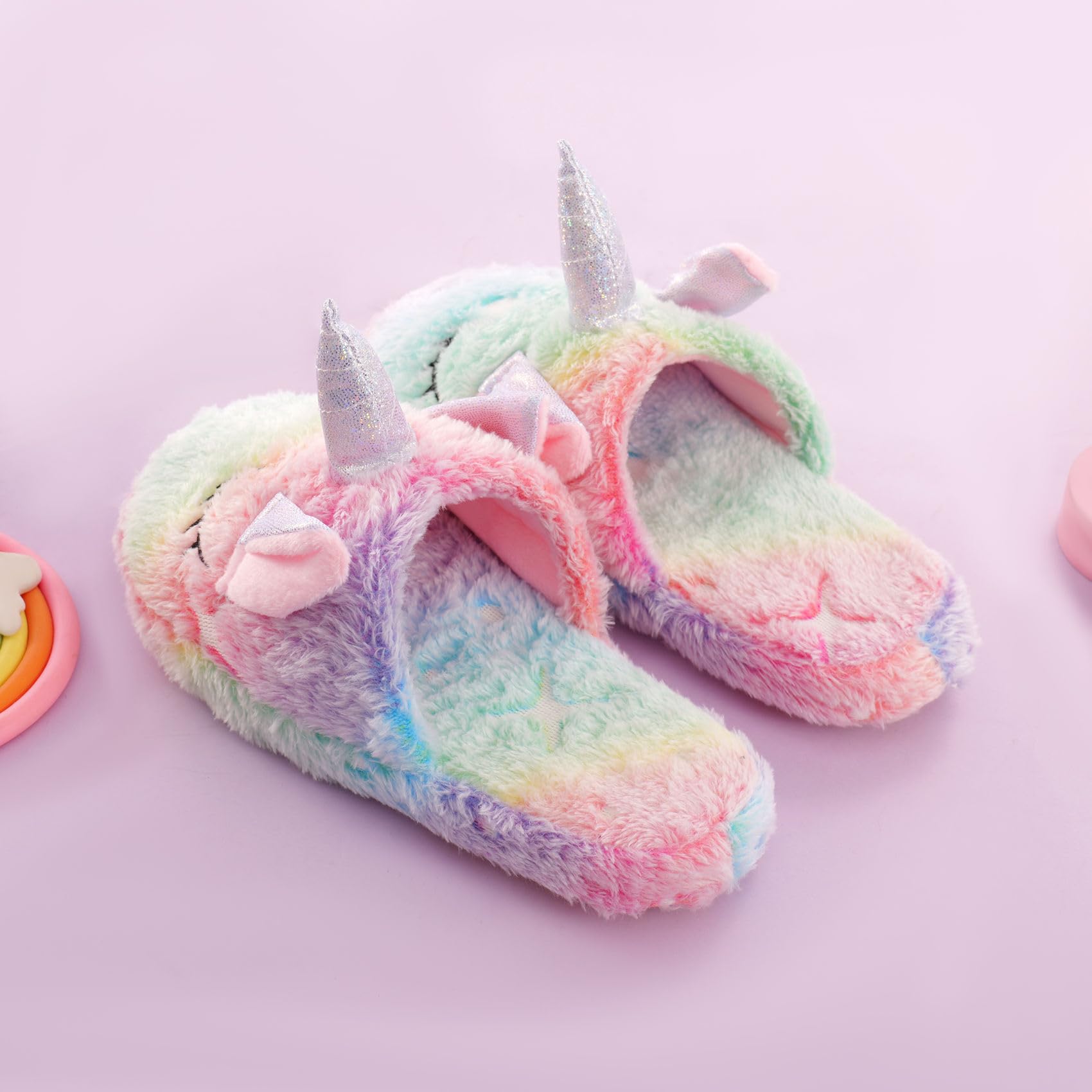 Pantuflas infantiles HIBCIGA – Unicornio