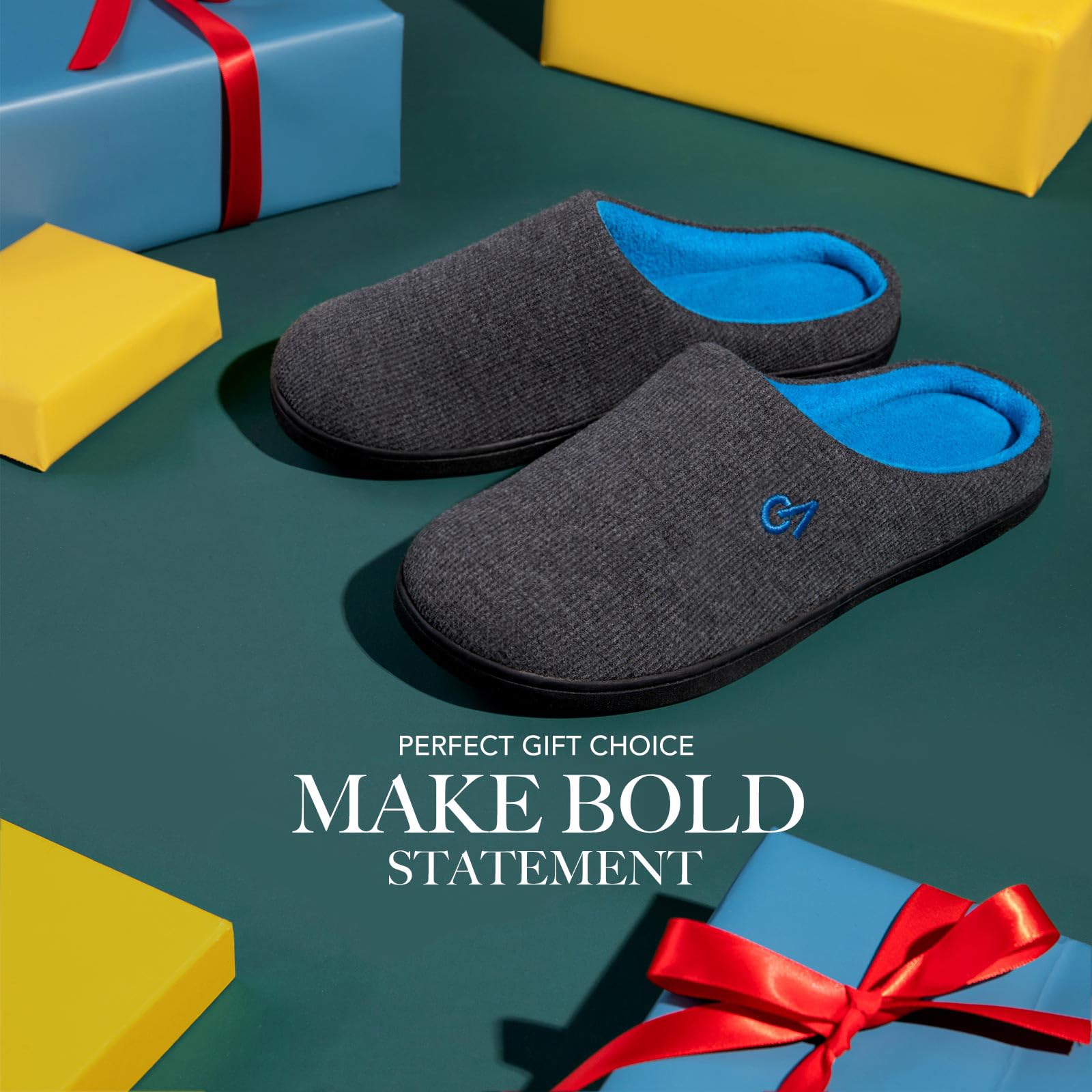 Pantuflas VeraCosy – hombre, bicolor