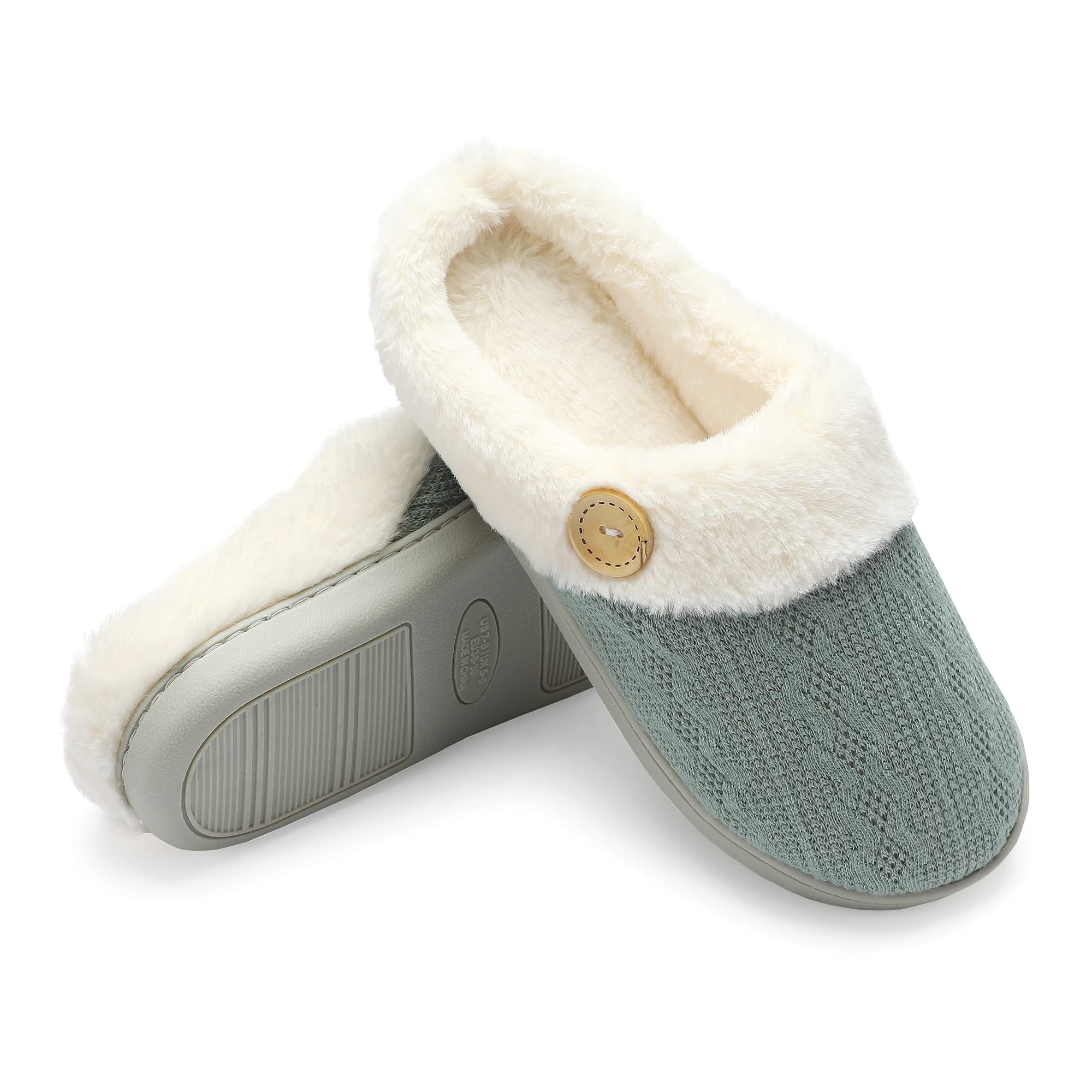 Pantuflas de mujer Chantomoo – cálidas, cómodas, con espuma viscoelástica y tejido exterior