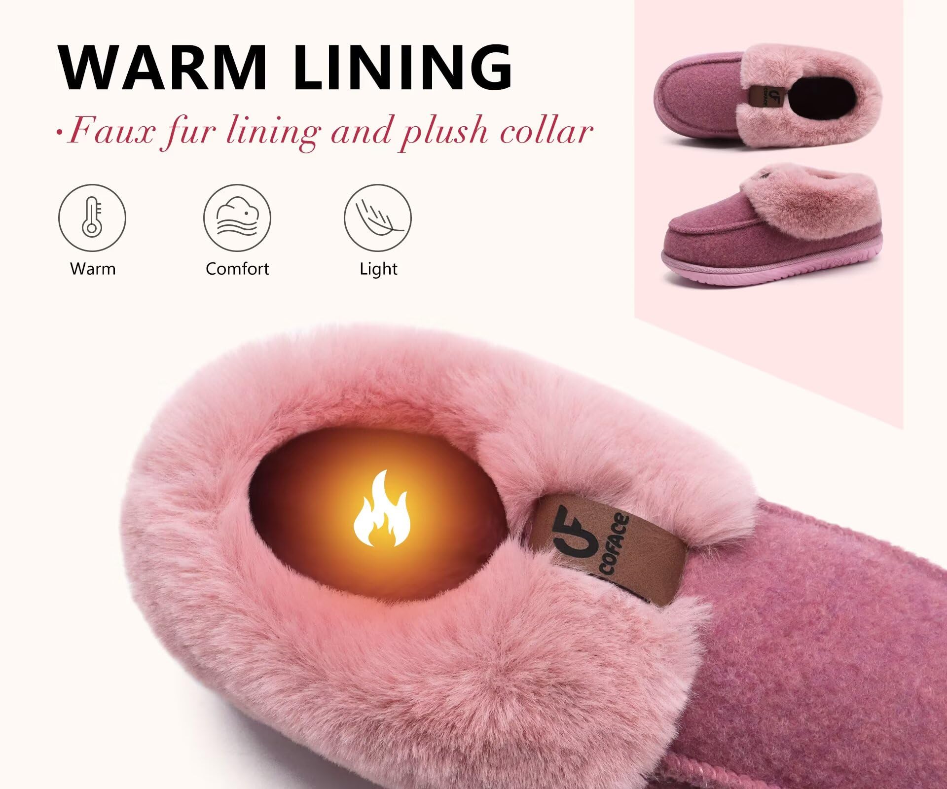 Pantuflas de mujer COFACE – invierno