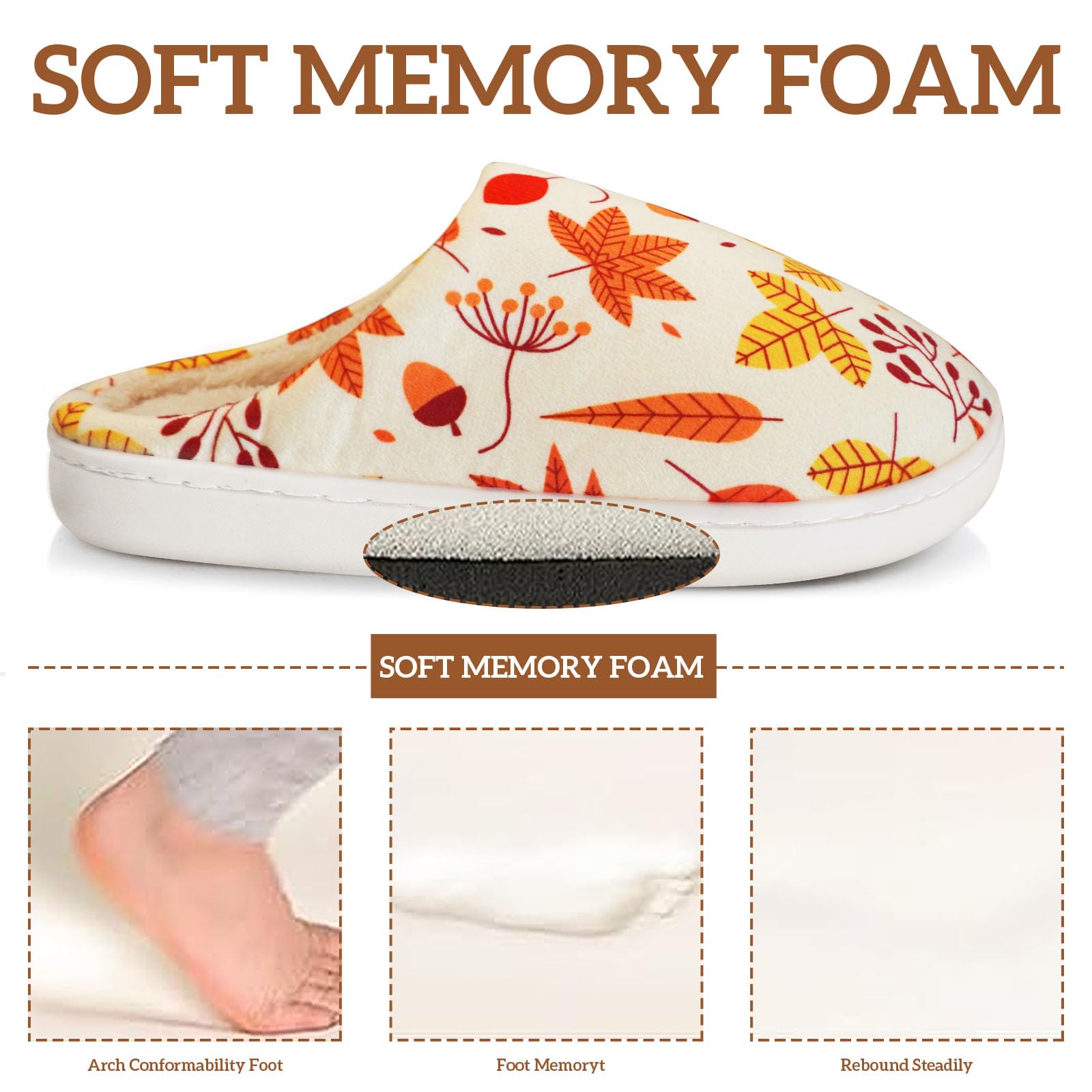 Pantuflas Leaf Fall – invierno