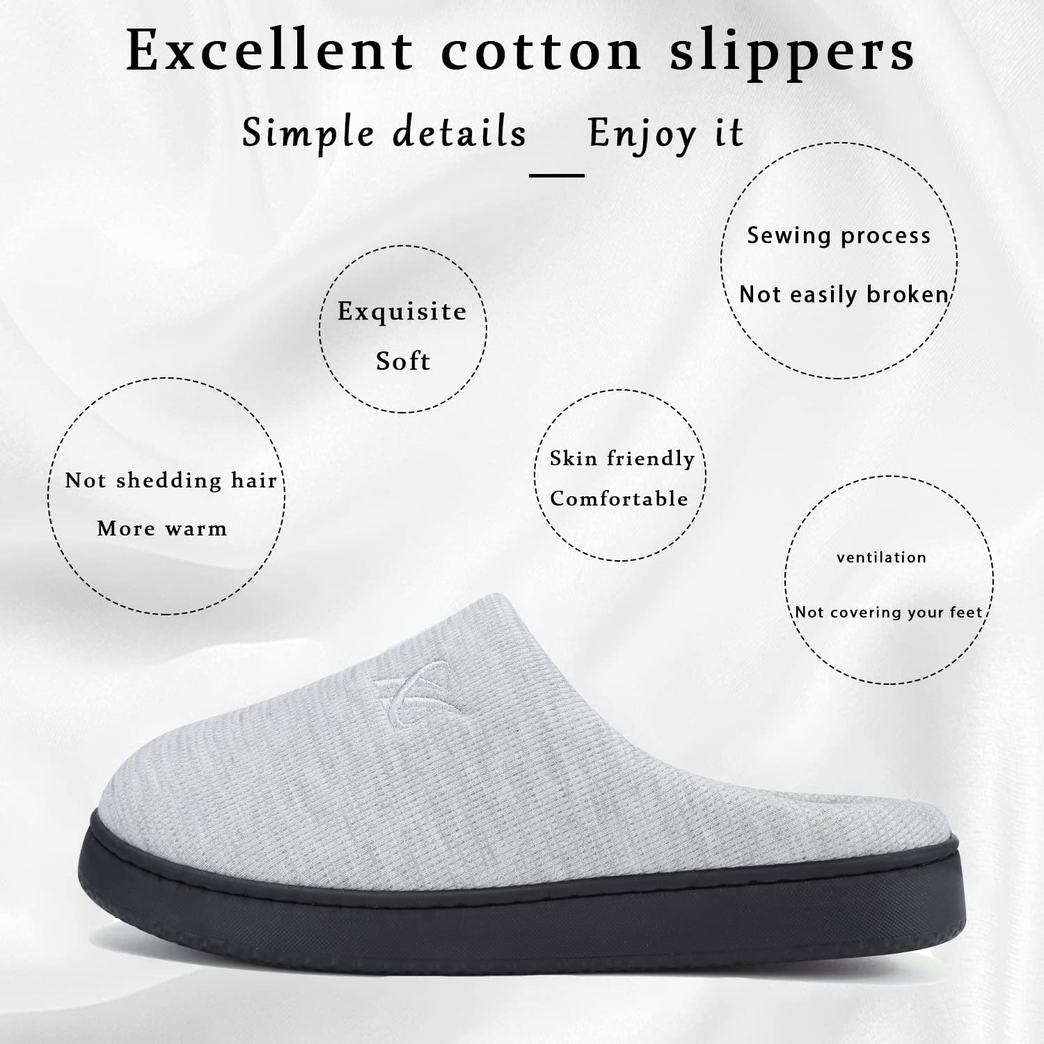 Pantuflas unisex – espuma viscoelástica
