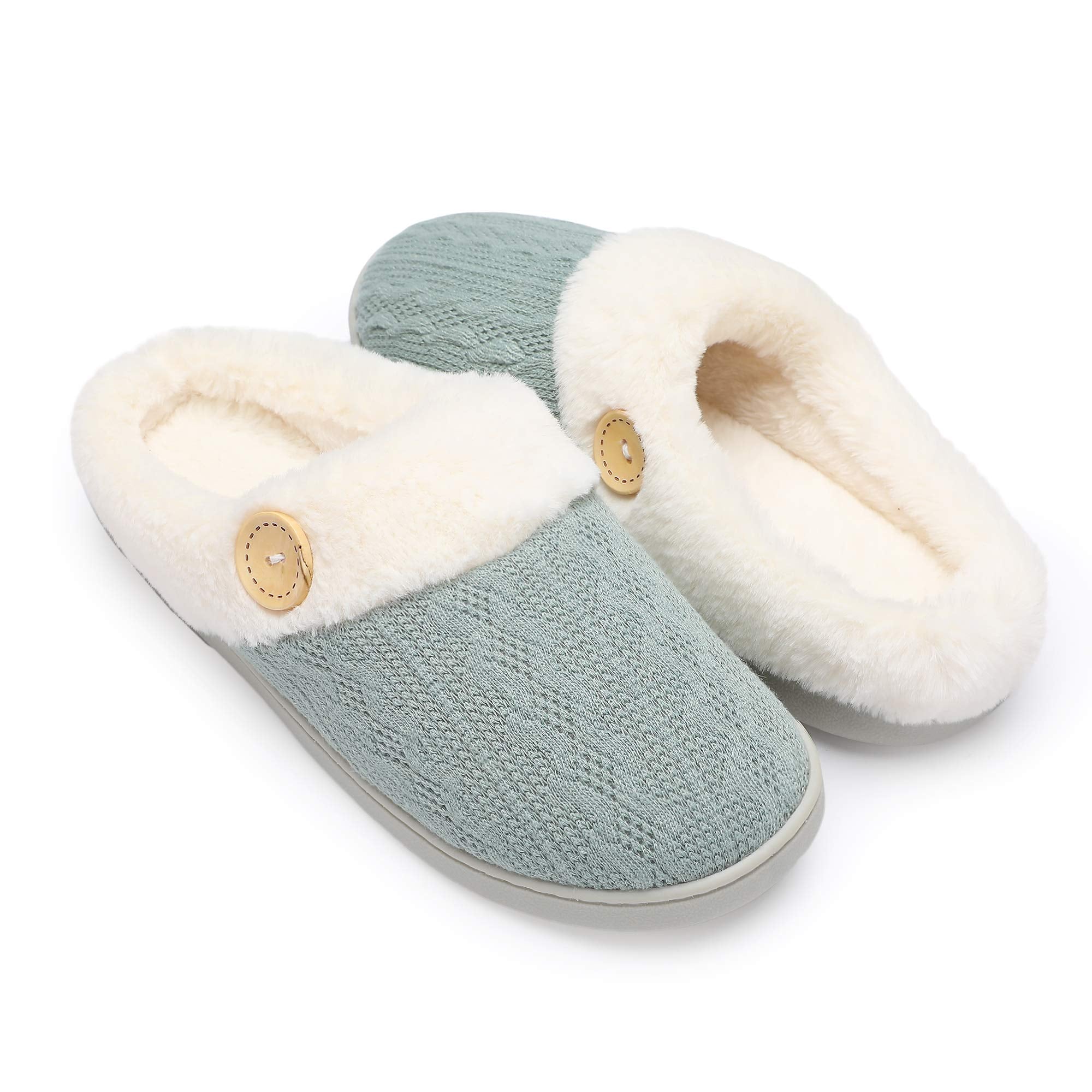 Pantuflas de mujer Chantomoo – cálidas, cómodas, con espuma viscoelástica y tejido exterior