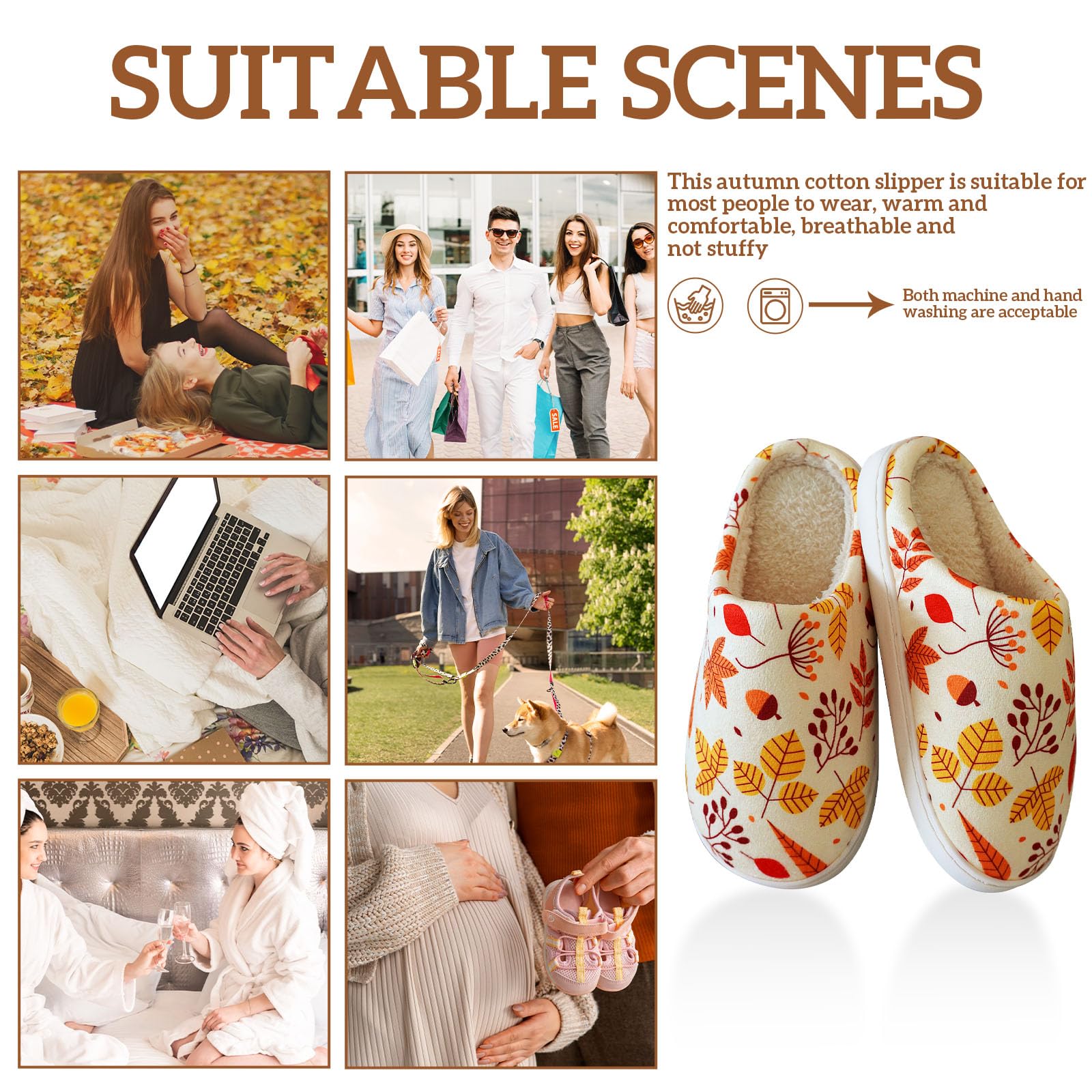 Pantuflas Leaf Fall – invierno