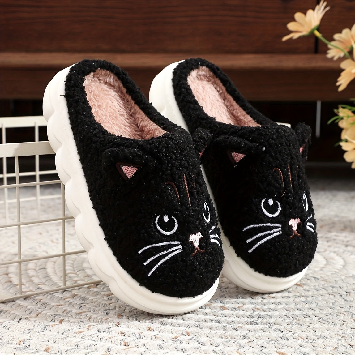 Zapatillas Adorables  Zapatos de Invierno Clidos con Suela Suave para InteriorExterior con Diseo de Huella de Gatito Ligeros Clidos y con Suela de PVC Fciles de Poner para la Primera Infancia  Cmodos para el Clima Fro